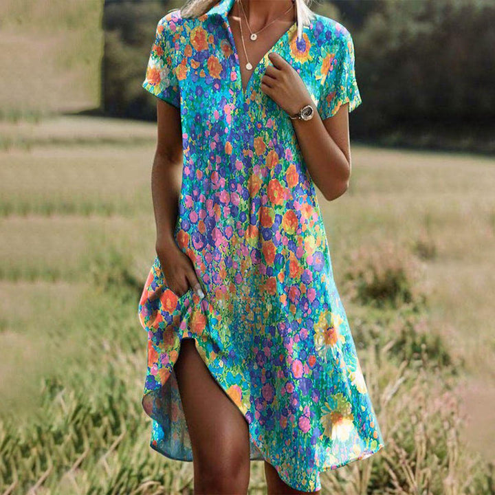 Adeline | Boho Midi Dress