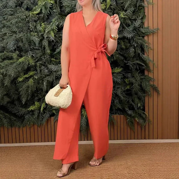 Caroline | Elegant Wrap Jumpsuit