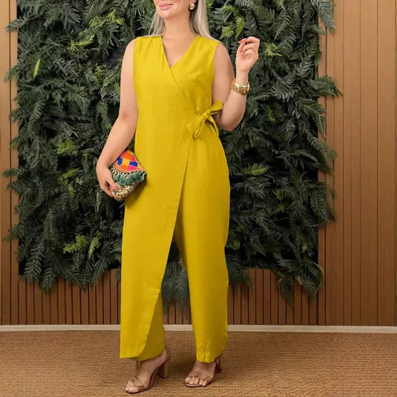Caroline | Elegant Wrap Jumpsuit