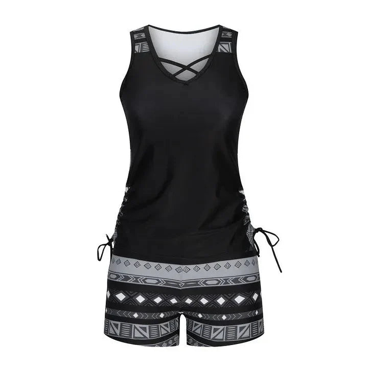 Maddy | Tankini Swimsuit Set with Adjustable Sides