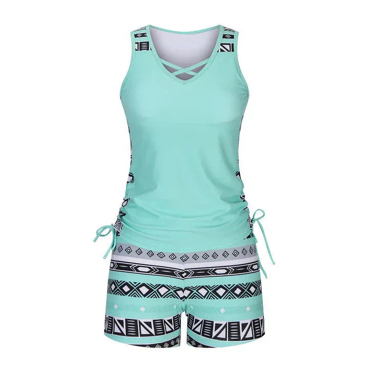 Maddy | Tankini Swimsuit Set with Adjustable Sides