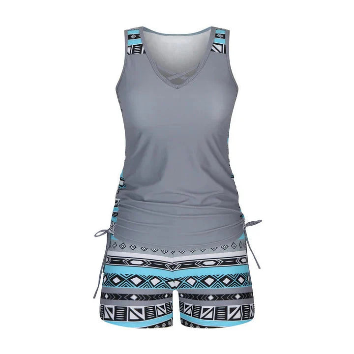 Maddy | Tankini Swimsuit Set with Adjustable Sides