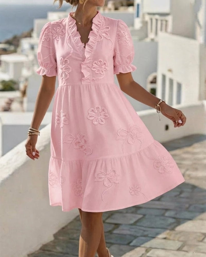 Bronwen | Puff Sleeve Mini Dress